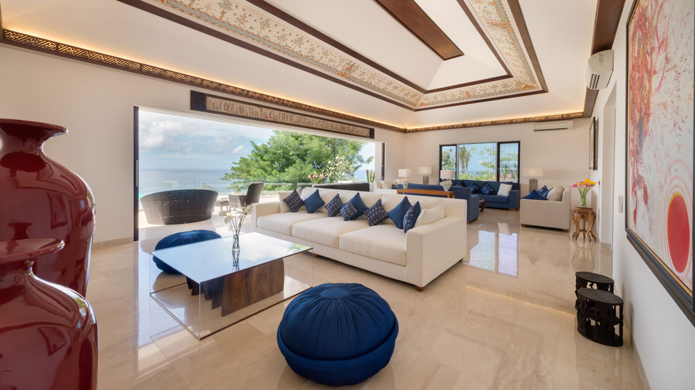 Pandawa Cliff Estate - The Pala - Upstairs living area